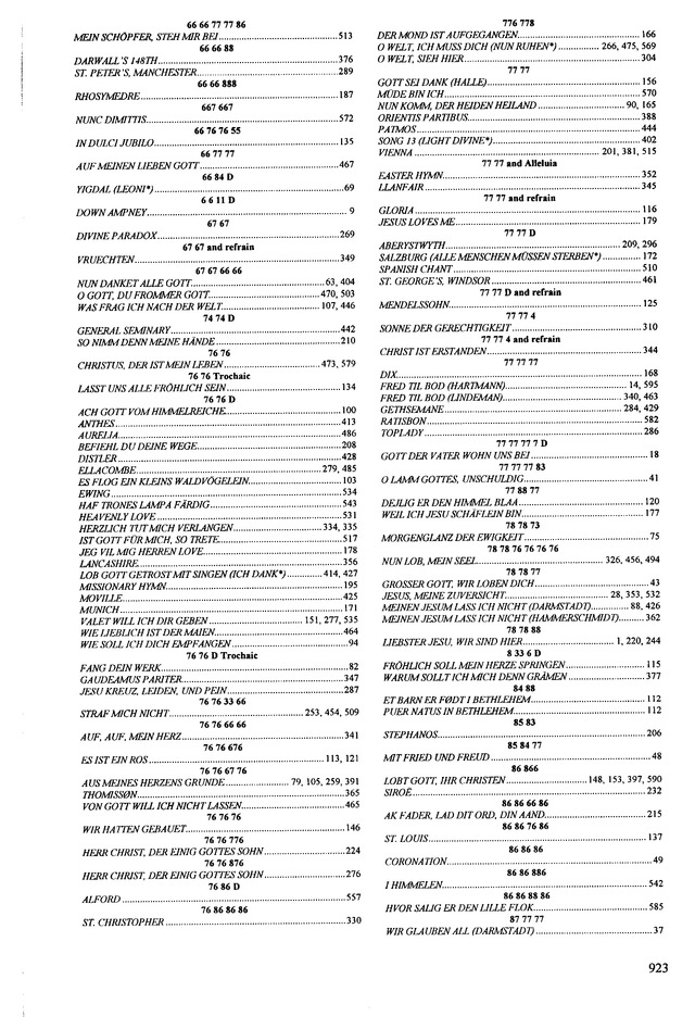 Evangelical Lutheran Hymnary page 923