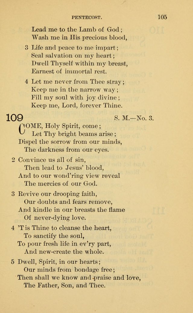 Evangelical Lutheran Hymnal. 9th ed. page 105