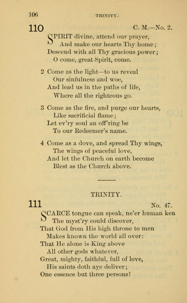 Evangelical Lutheran Hymnal. 9th ed. page 106