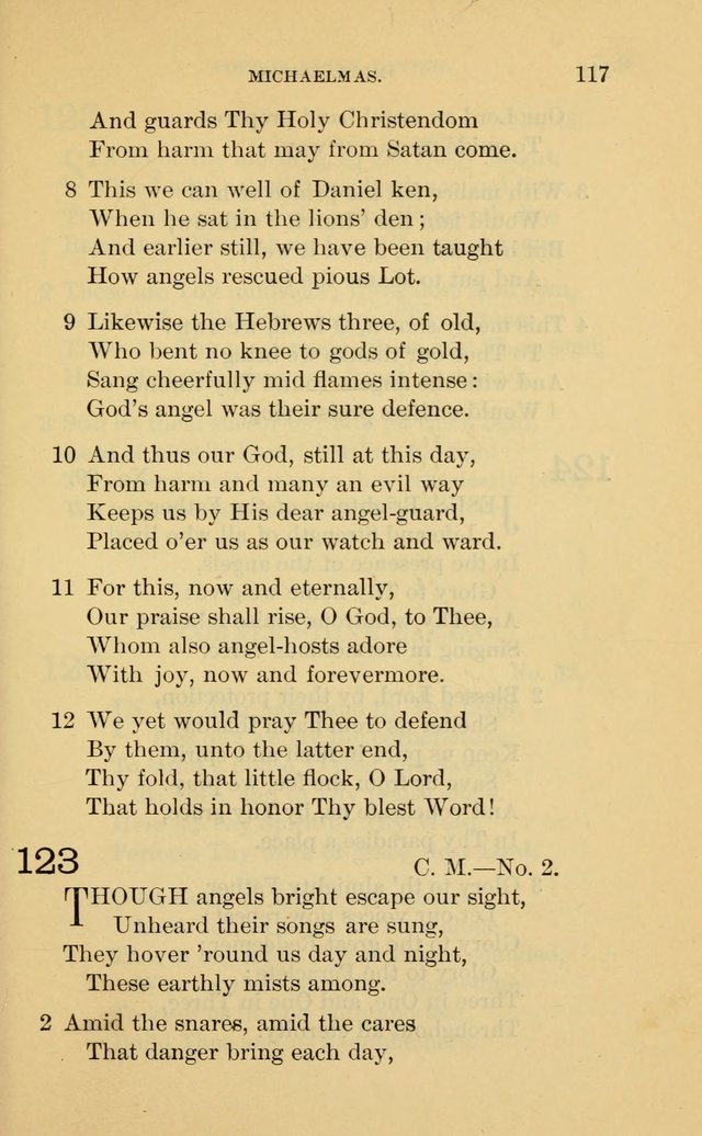 Evangelical Lutheran Hymnal. 9th ed. page 117