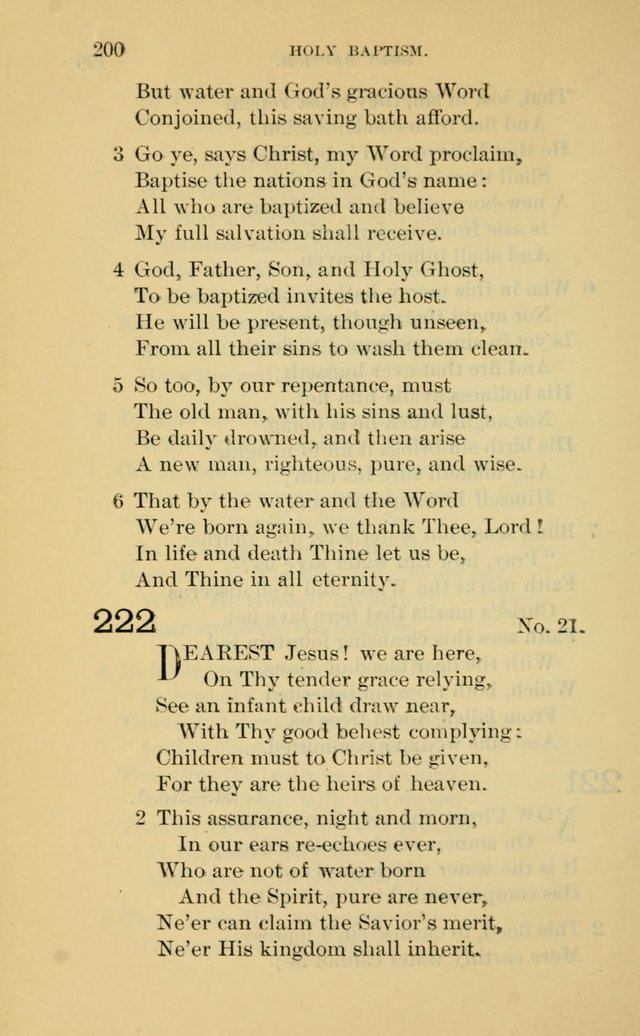 Evangelical Lutheran Hymnal. 9th ed. page 200