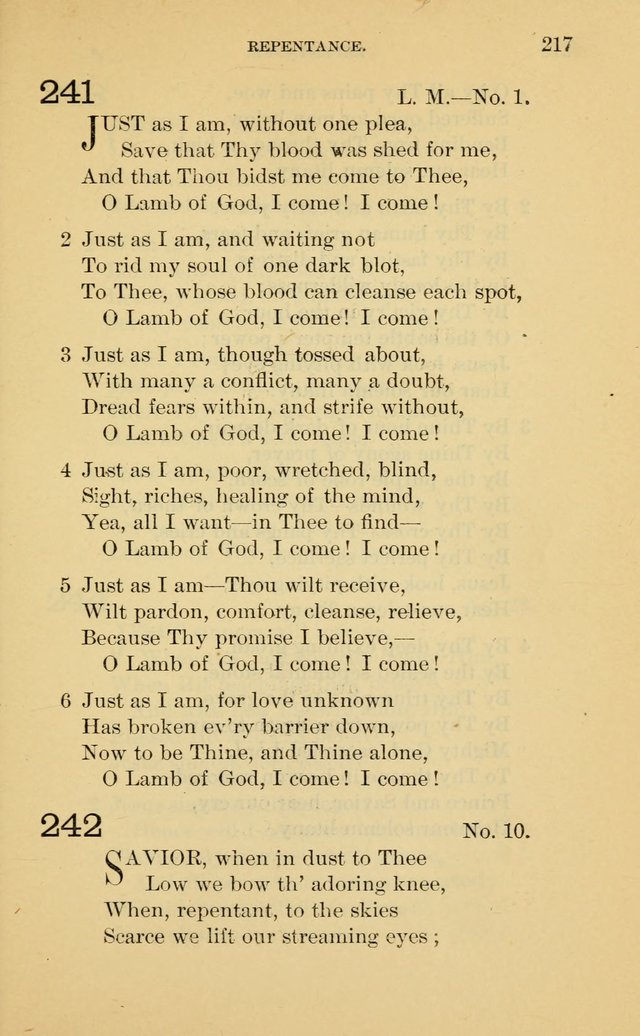 Evangelical Lutheran Hymnal. 9th ed. page 217