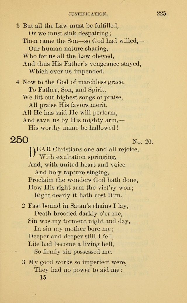 Evangelical Lutheran Hymnal. 9th ed. page 225