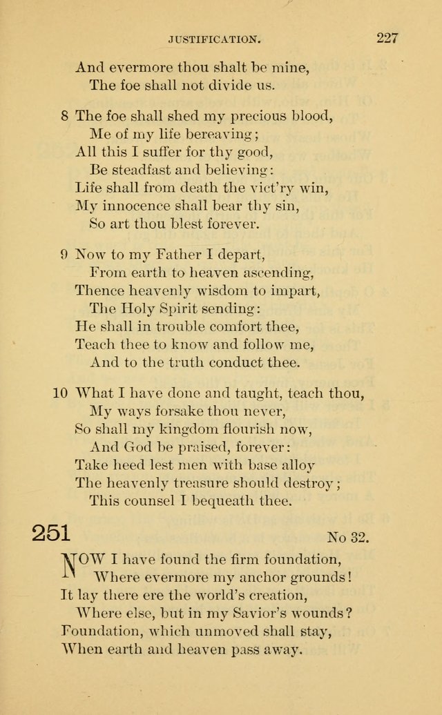 Evangelical Lutheran Hymnal. 9th ed. page 227