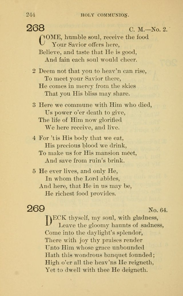 Evangelical Lutheran Hymnal. 9th ed. page 244