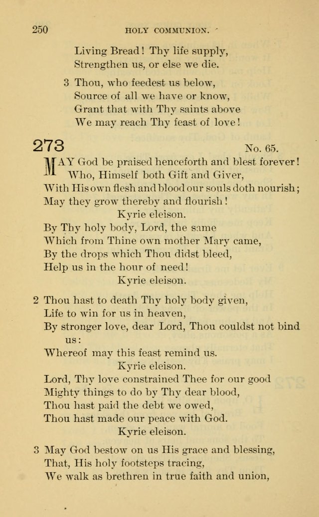 Evangelical Lutheran Hymnal. 9th ed. page 250