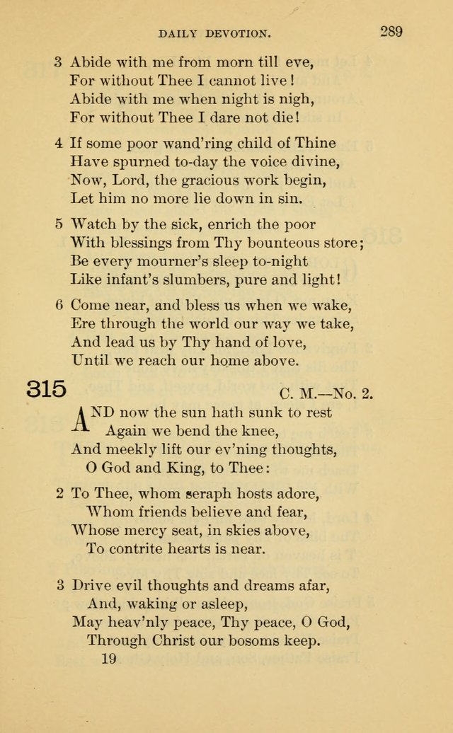 Evangelical Lutheran Hymnal. 9th ed. page 289