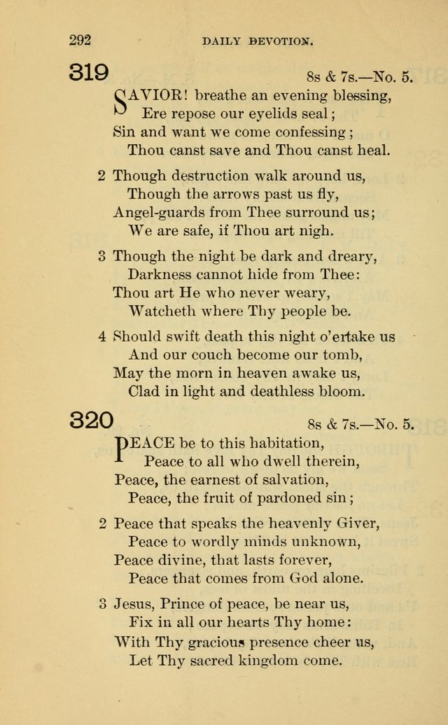 Evangelical Lutheran Hymnal. 9th ed. page 292