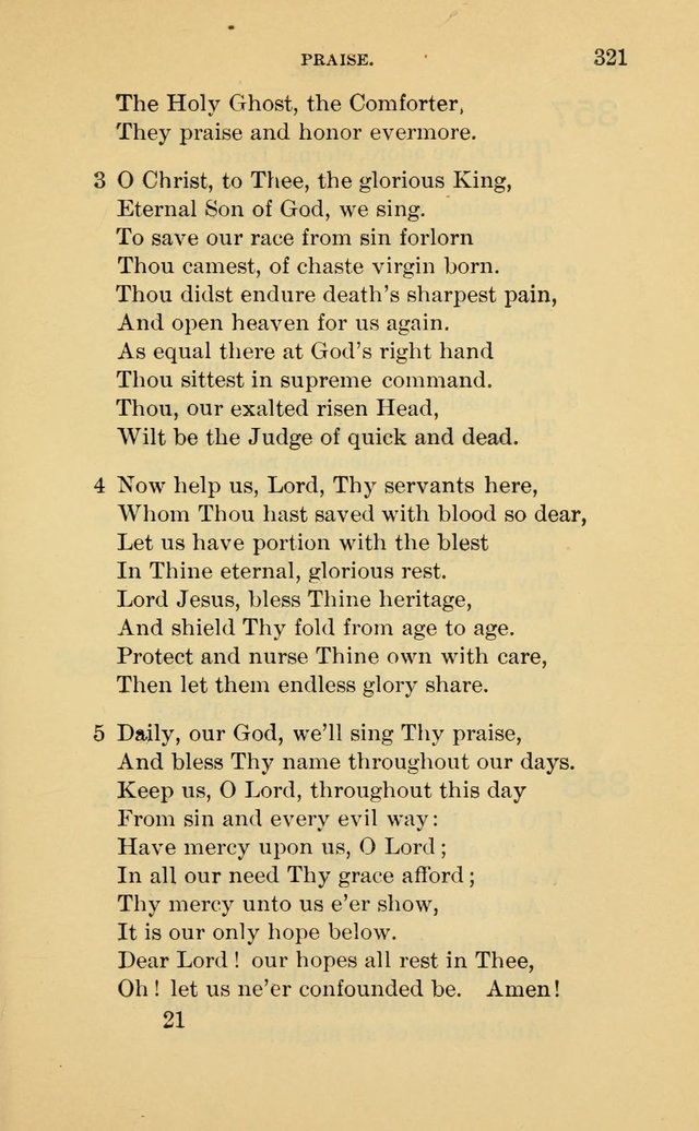 Evangelical Lutheran Hymnal. 9th ed. page 321