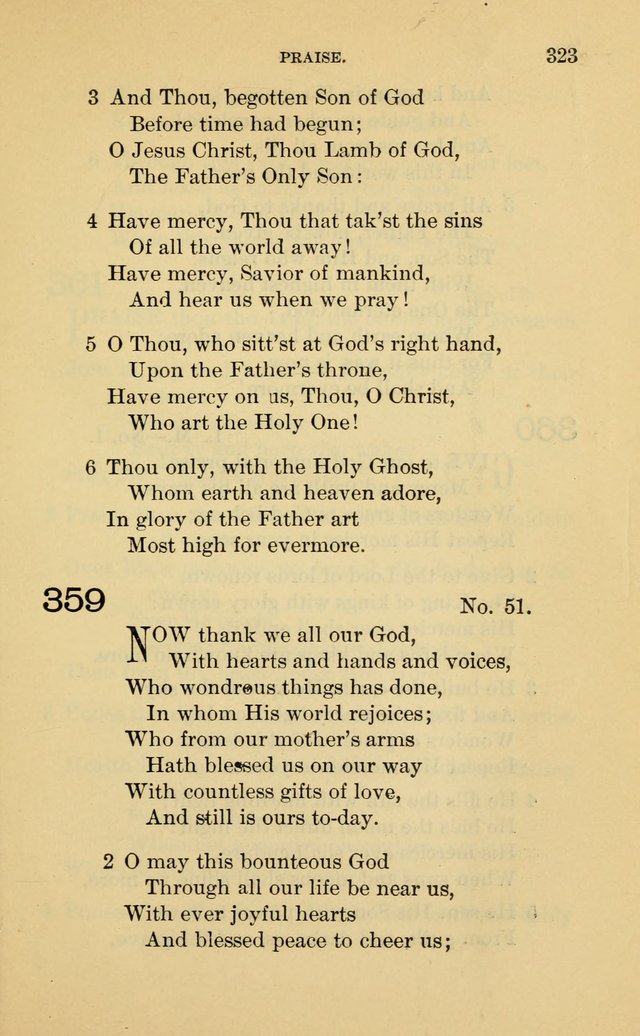 Evangelical Lutheran Hymnal. 9th ed. page 323