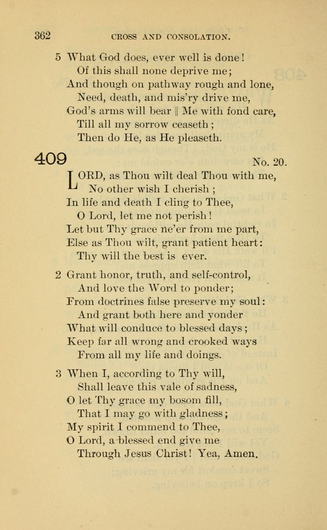 Evangelical Lutheran Hymnal. 9th ed. page 362