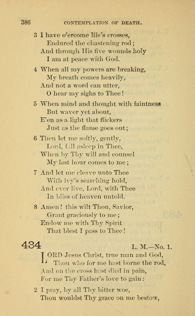 Evangelical Lutheran Hymnal. 9th ed. page 386