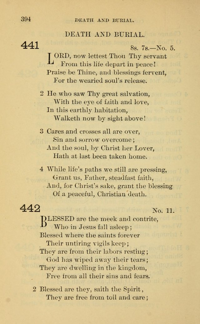 Evangelical Lutheran Hymnal. 9th ed. page 394