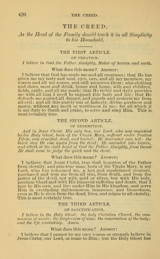 Evangelical Lutheran Hymnal. 9th ed. page 426