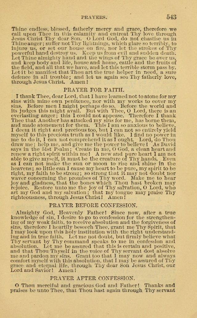 Evangelical Lutheran Hymnal. 9th ed. page 543