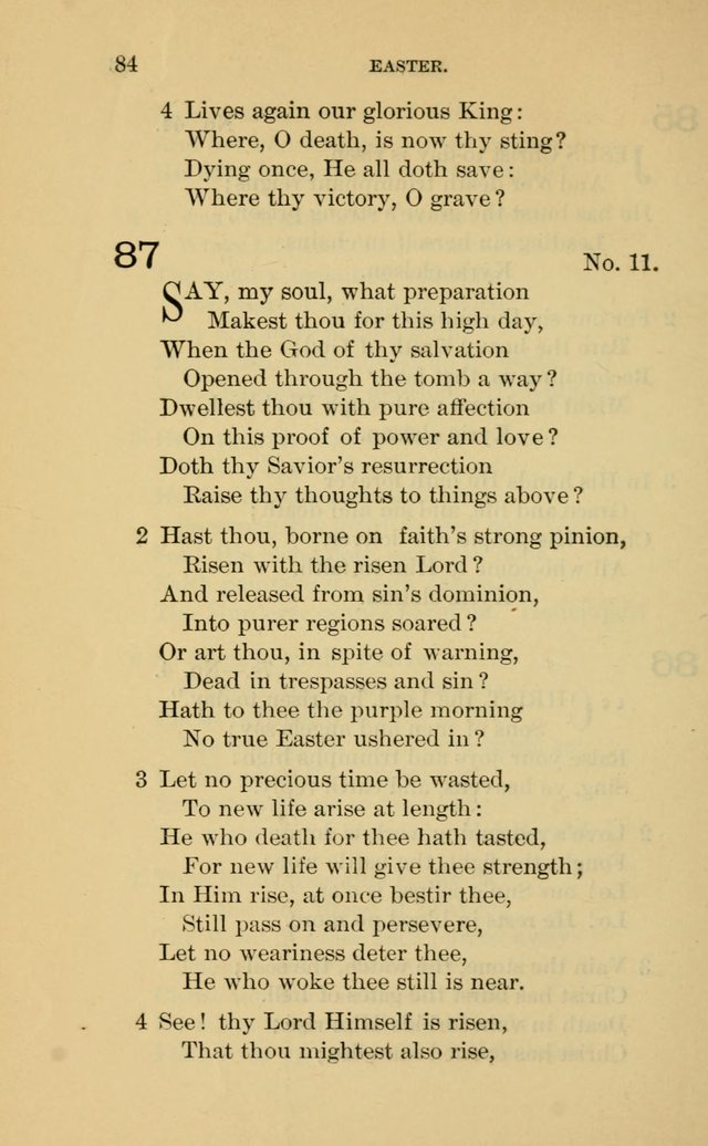 Evangelical Lutheran Hymnal. 9th ed. page 84