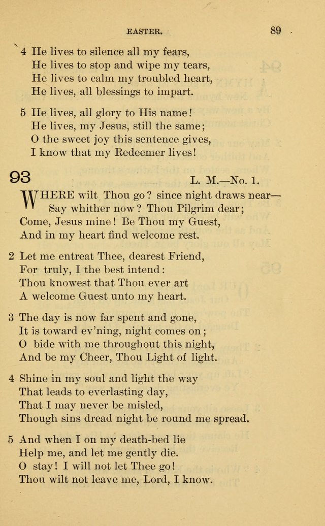 Evangelical Lutheran Hymnal. 9th ed. page 89