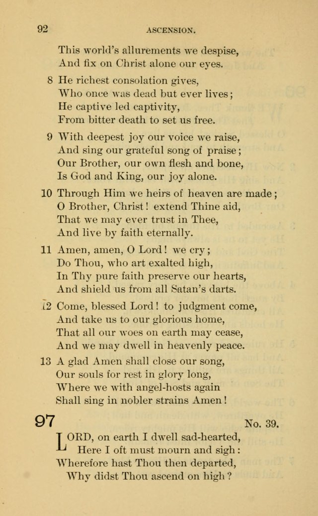 Evangelical Lutheran Hymnal. 9th ed. page 92