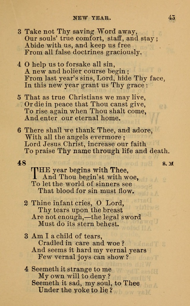 Evangelical Lutheran hymn-book page 72