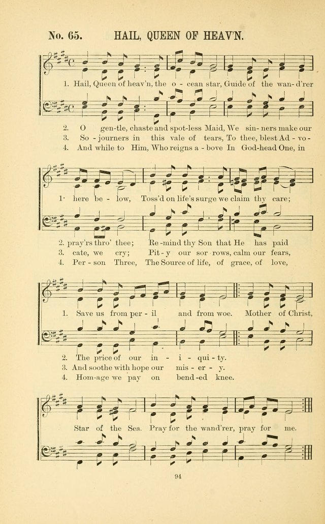 English and Latin Hymns, or Harmonies to Part I of the Roman Hymnal: for the Use of Congregations, Schools, Colleges, and Choirs page 107