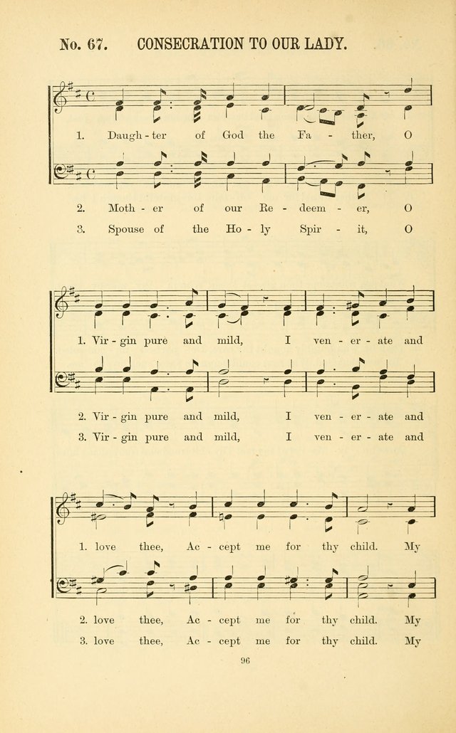 English and Latin Hymns, or Harmonies to Part I of the Roman Hymnal: for the Use of Congregations, Schools, Colleges, and Choirs page 109