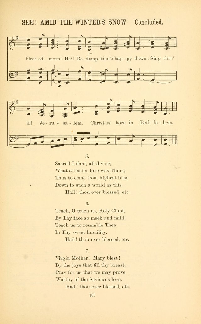 English and Latin Hymns, or Harmonies to Part I of the Roman Hymnal: for the Use of Congregations, Schools, Colleges, and Choirs page 198