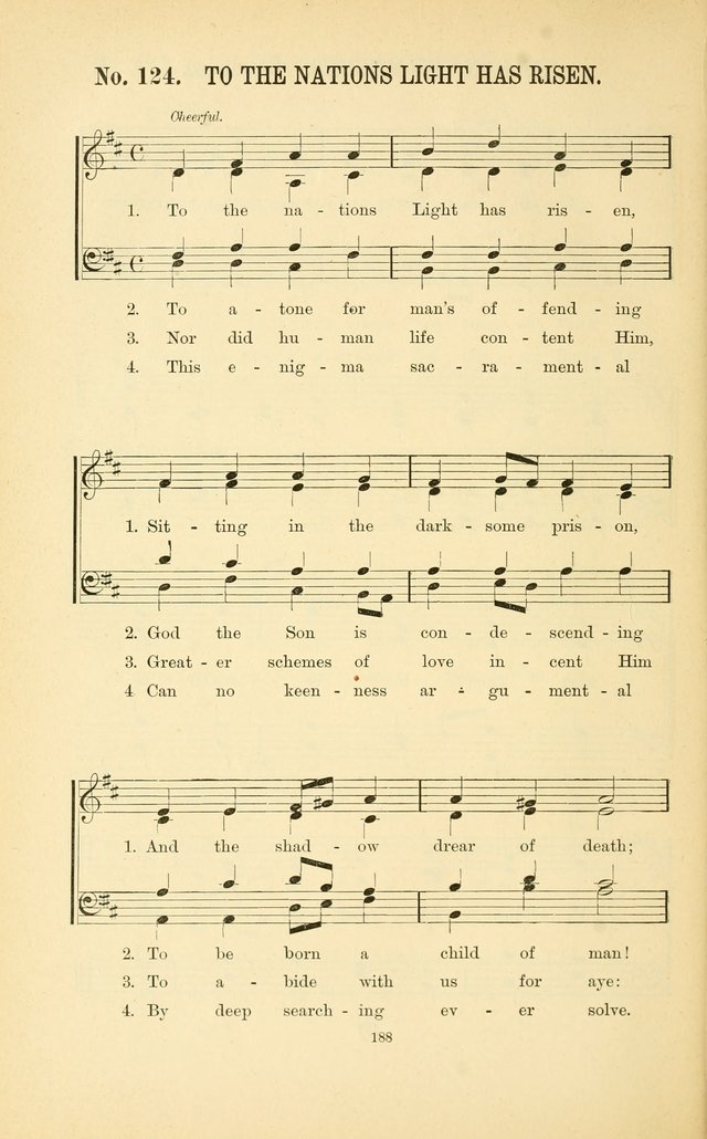 English and Latin Hymns, or Harmonies to Part I of the Roman Hymnal: for the Use of Congregations, Schools, Colleges, and Choirs page 201