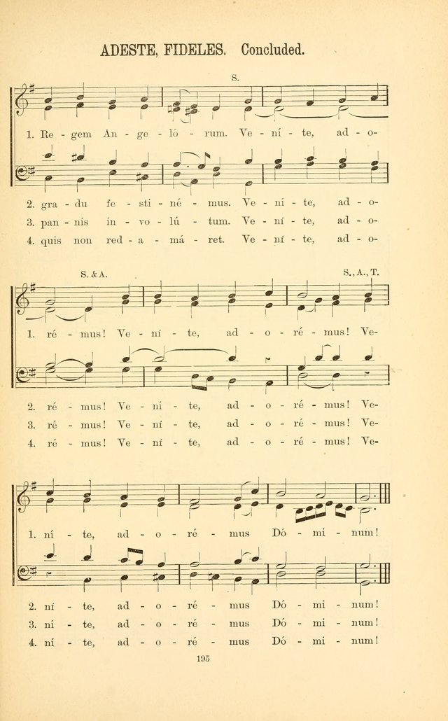 English and Latin Hymns, or Harmonies to Part I of the Roman Hymnal: for the Use of Congregations, Schools, Colleges, and Choirs page 208