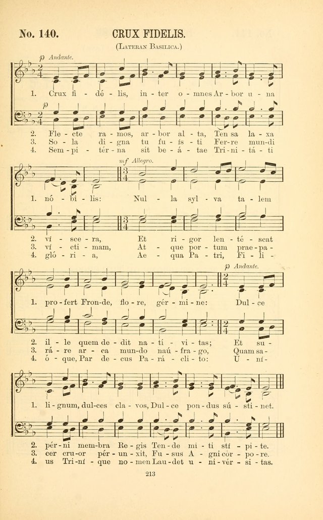 English and Latin Hymns, or Harmonies to Part I of the Roman Hymnal: for the Use of Congregations, Schools, Colleges, and Choirs page 226