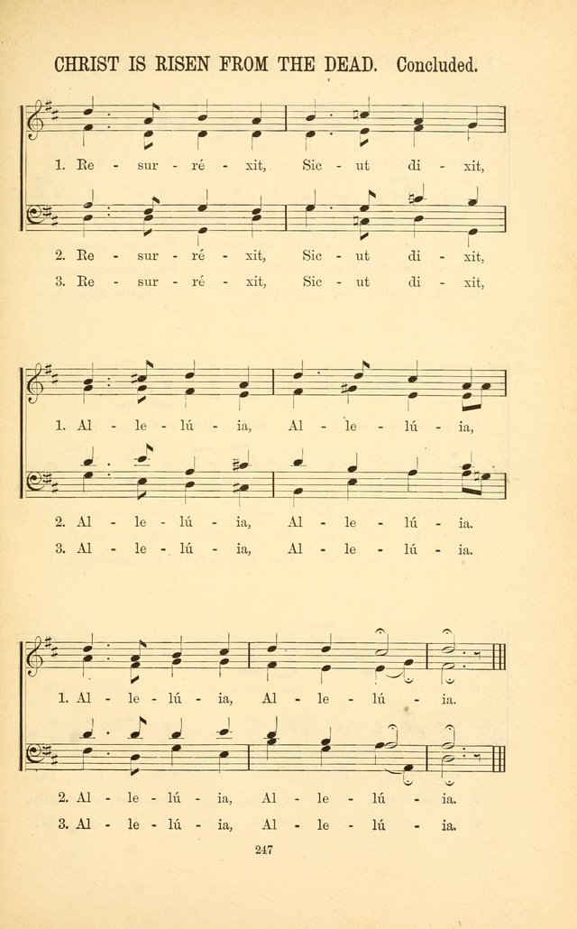 English and Latin Hymns, or Harmonies to Part I of the Roman Hymnal: for the Use of Congregations, Schools, Colleges, and Choirs page 260