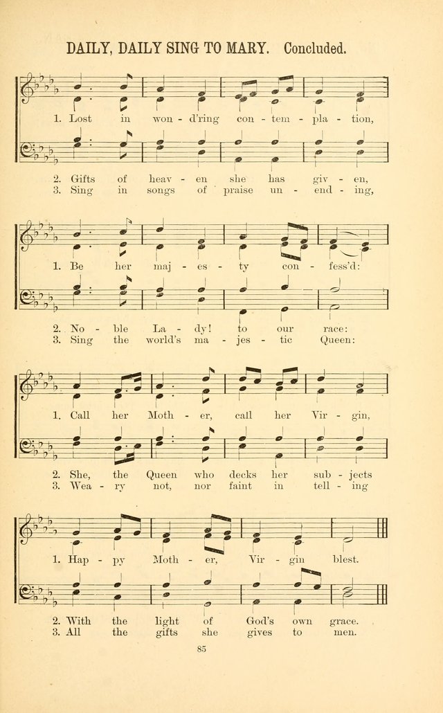 English and Latin Hymns, or Harmonies to Part I of the Roman Hymnal: for the Use of Congregations, Schools, Colleges, and Choirs page 98