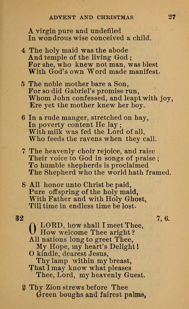 Evangelical Lutheran Hymn-book page 222