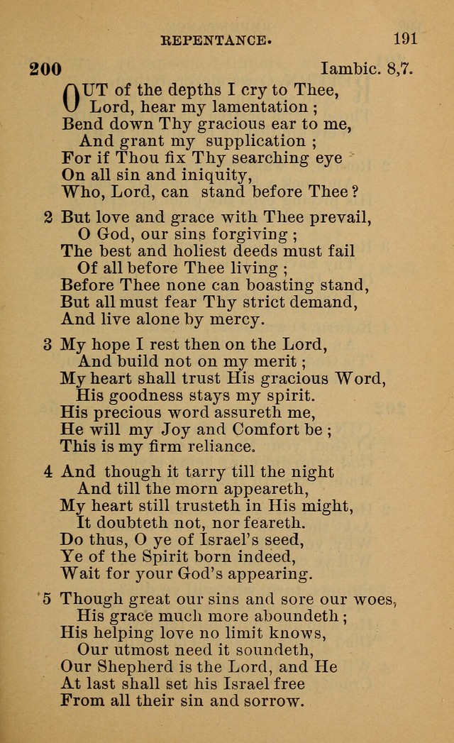 Evangelical Lutheran Hymn-book page 388