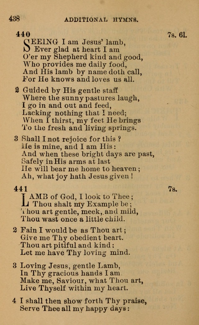 Evangelical Lutheran Hymn-book page 637