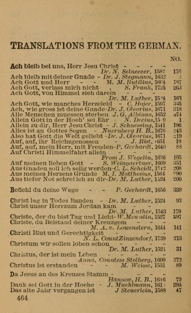 Evangelical Lutheran Hymn-book page 663