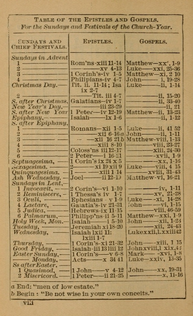 Evangelical Lutheran Hymn-book page 7