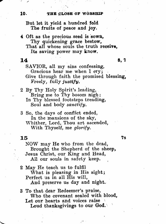 Evangelical Lutheran Hymn-book page 238