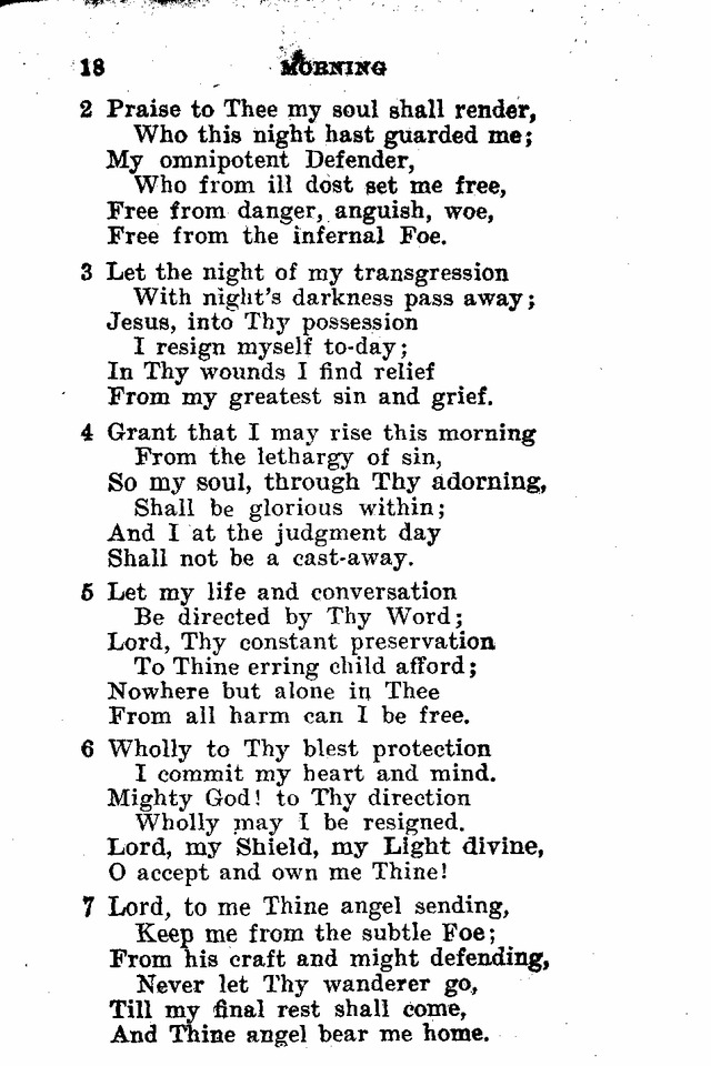 Evangelical Lutheran Hymn-book page 246