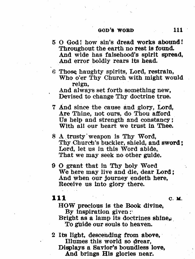 Evangelical Lutheran Hymn-book page 339