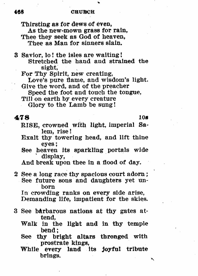 Evangelical Lutheran Hymn-book page 696