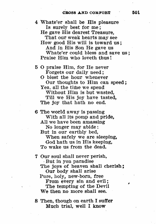 Evangelical Lutheran Hymn-book page 729