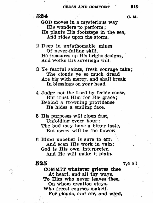 Evangelical Lutheran Hymn-book page 743