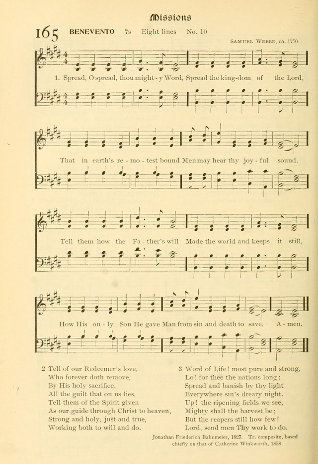 Evangelical Lutheran hymnal: with music page 215