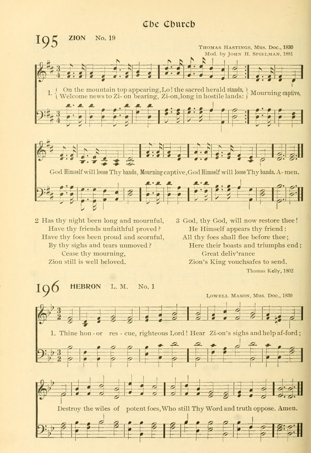 Evangelical Lutheran hymnal: with music page 237