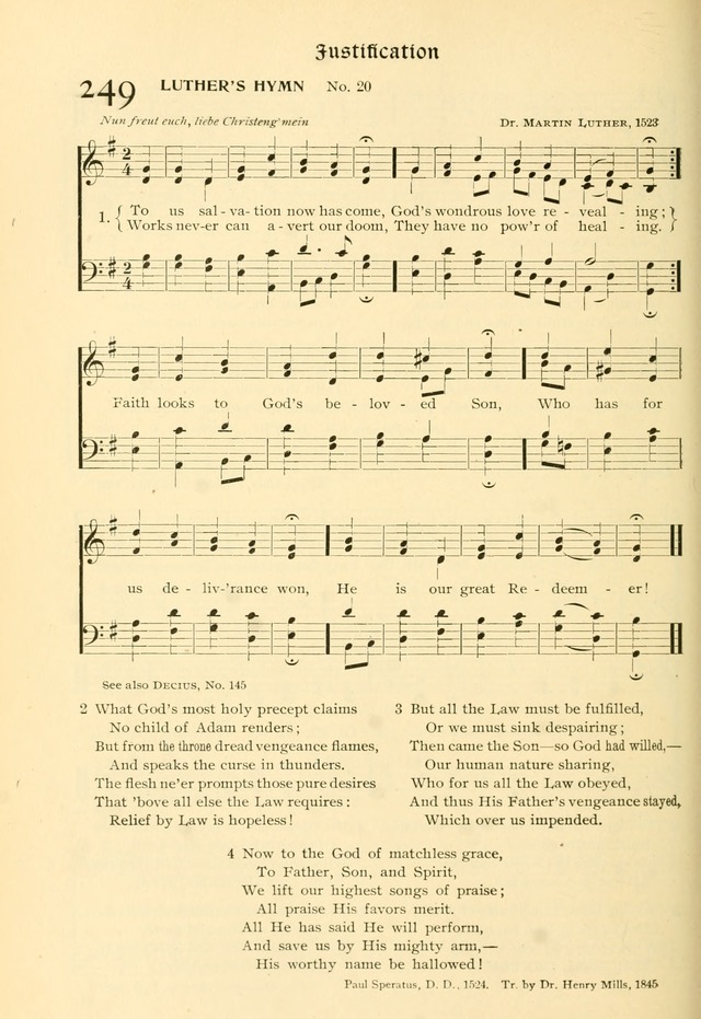 Evangelical Lutheran hymnal: with music page 281