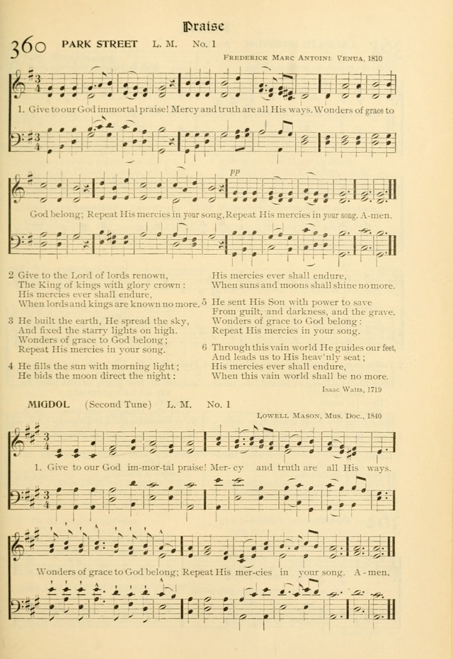 Evangelical Lutheran hymnal: with music page 374