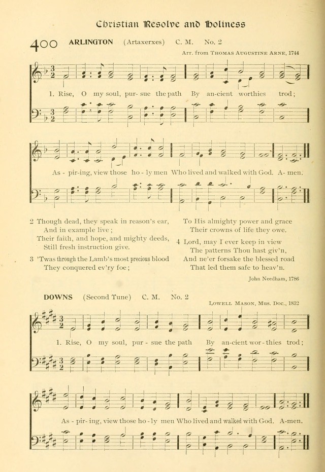 Evangelical Lutheran hymnal: with music page 405