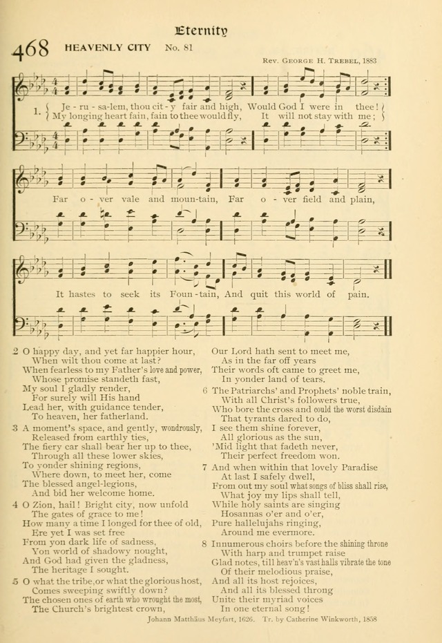 Evangelical Lutheran hymnal: with music page 466