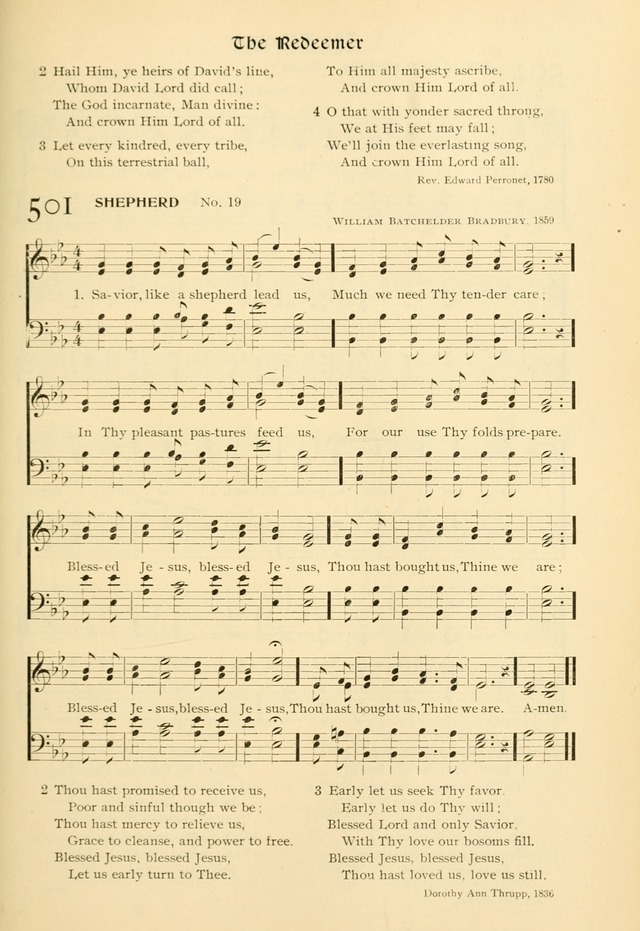 Evangelical Lutheran hymnal: with music page 494