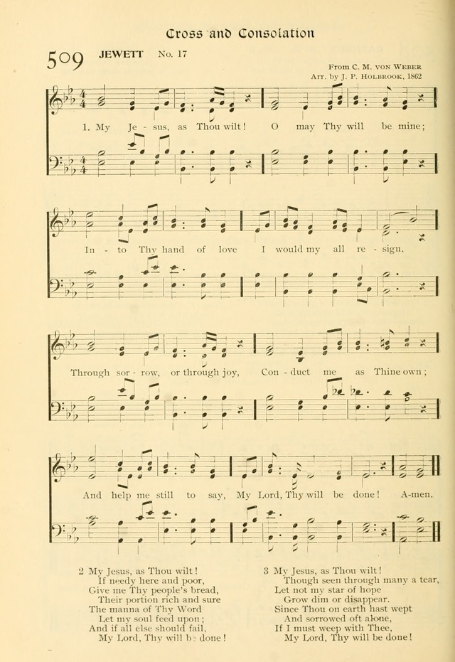 Evangelical Lutheran hymnal: with music page 501